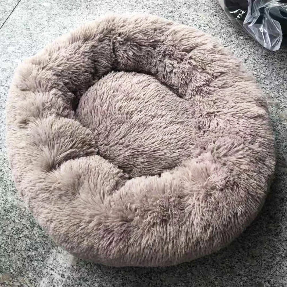 Pet Dog Bed Long Plush Super Soft Pet Bed Kennel Round Dog House Cat Bed For Dogs Bed Cushion Big Large Mat Bench Pets Supplies Pet Dog Bed Long Plush Super Soft Pet Bed Kennel Round Dog House Cat Bed For Dogs Bed Cushion Big Large Mat Bench Pets Supplies