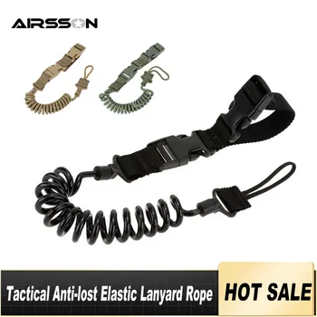 

Tactical Gun Rifle Sling Strap Multi-functional Spring Telescopic Lanyard Strap Elastic Safety Belt Rope Hunting Accessories
