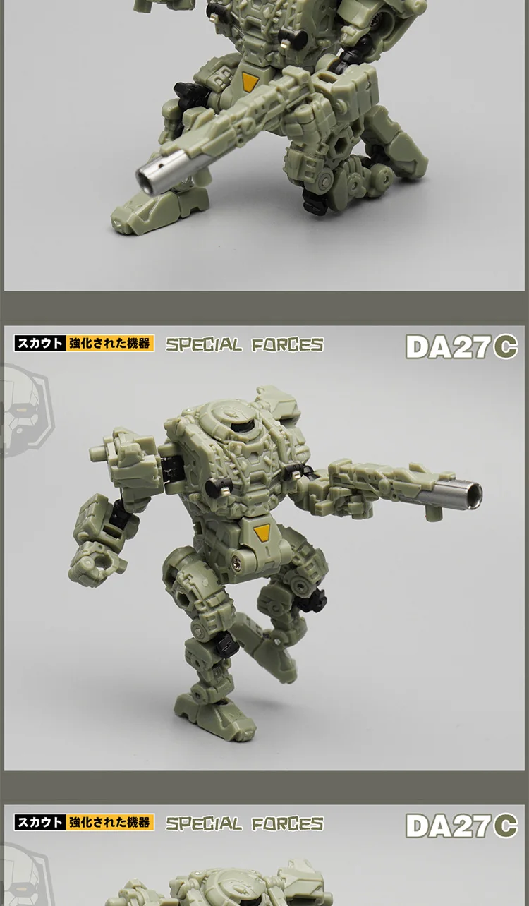 MFT DA27 DA-27 трансформация Diaclone power ed-suit power Suit Black Mech Solider Lost Planet фигурка игрушки