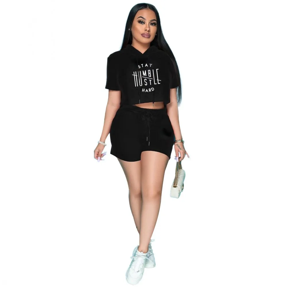 2021 Summer New T-Shirt 2 Piece Set Women