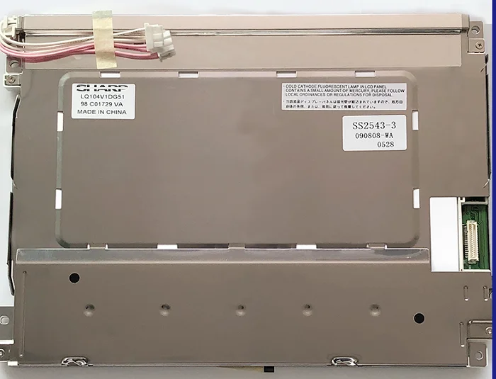 Original 10.4 Polegada Tela Lcd Tela de Exibição Industrial Lq104v1dg51