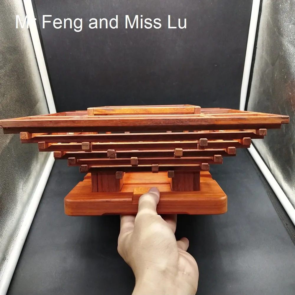 Деревянная обучающая игрушка головоломка Redwood деревянная врезная и Tenon с