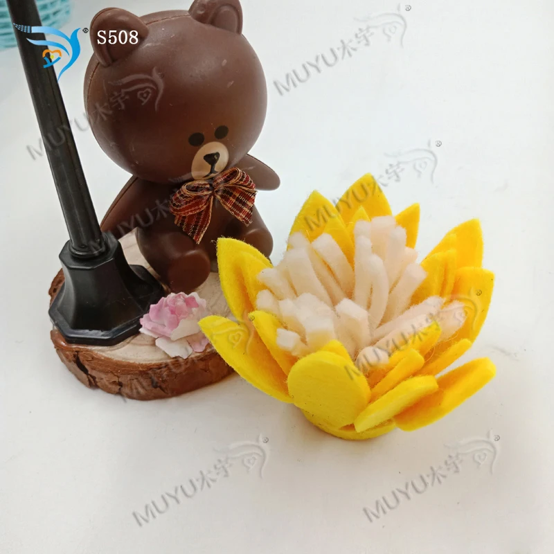 Цветок новая деревянная форма вырубки для скрапбукинга Thickness-15.8mm S508