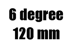 6 degree 120mm Future competition сплав упаковка углеродное волокно велосипедный полюс дорожный велосипед горный велосипед велосипедный полюс 6 градусов/17 градусов велосипед - Цвет: 6 degree 120mm
