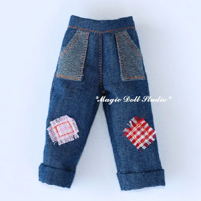[MG710] Новинка года; одежда Neoblythe Doll; джинсы и оранжевый топ; комплект одежды для Neoblythe Azone Licca; розничная