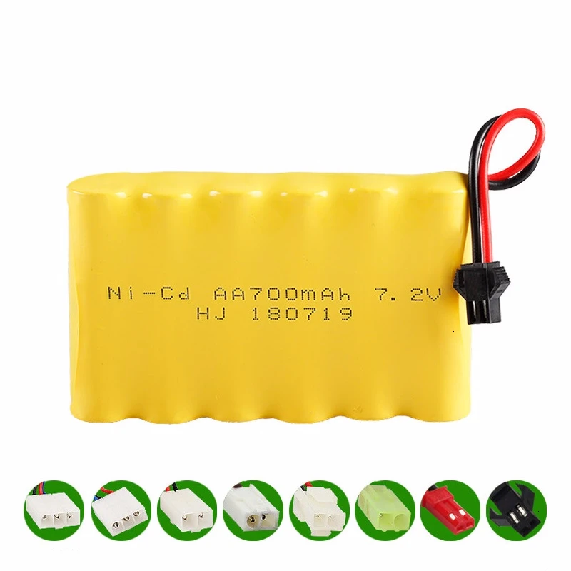 (SM Plug) Ni CD 7 2 в 700 мАч аккумулятор + USB зарядное устройство для радиоуправляемых