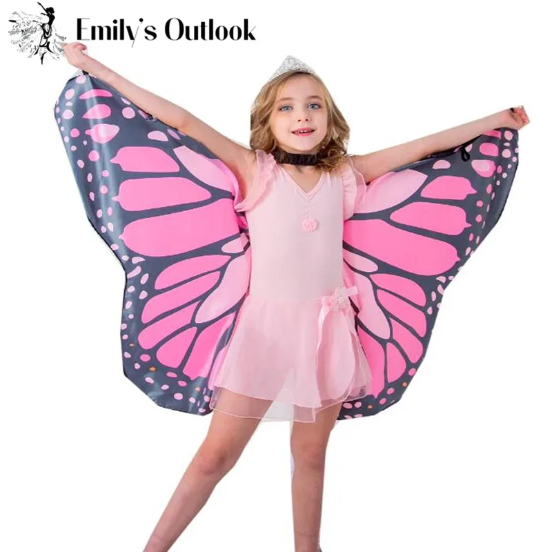 Carnival Women's Monarch Butterfly Wings Animal Dress Up Butterfly Wings Costume Nymph Pixie