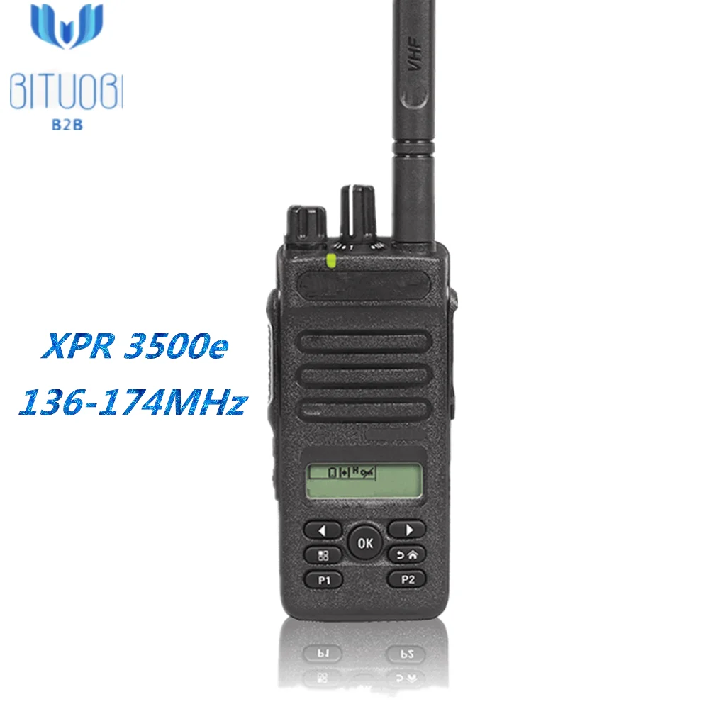XPR3500e DMR стандартный портативный двухсторонний УКВ радио с 128 каналов Bluetooth Водонепроницаемый шумоподавление портативная рация