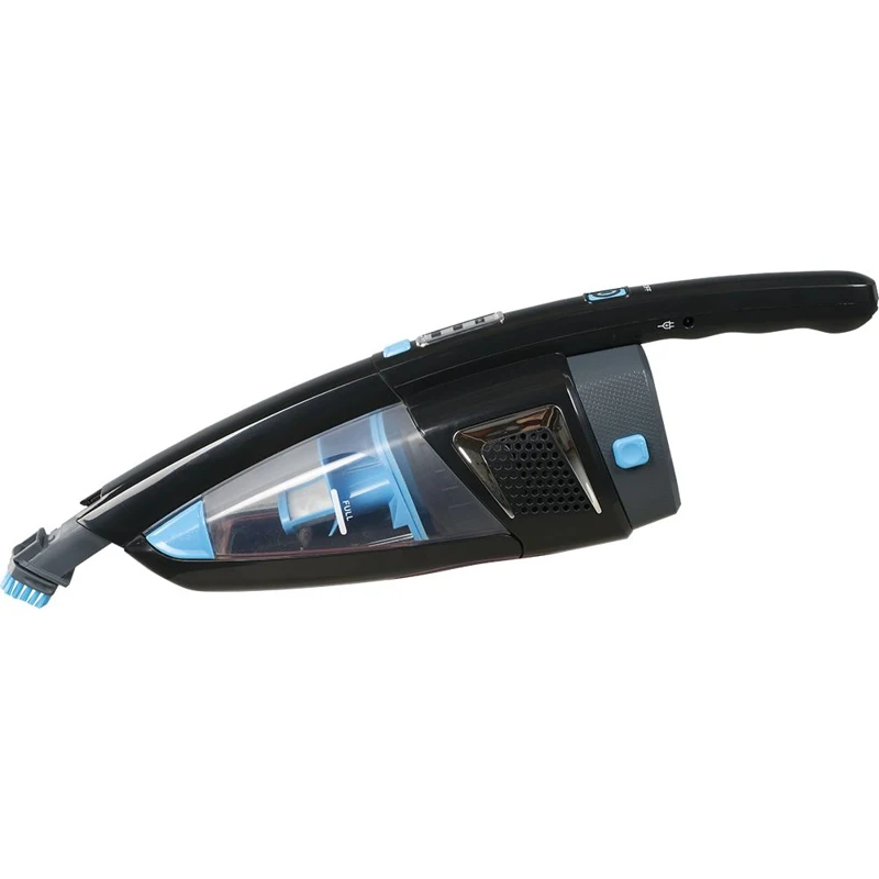 Пылесос ручной Polaris PVCS 0418 черный/голубой