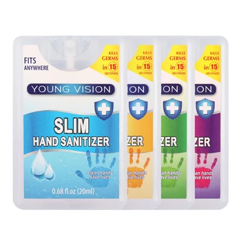 

20ml Portable Travel Hand Sanitisers Spray Ultra-thin Antibacterial Hand Sanitizing Gel Spray Water-free Alcohol gel hidroalcoho
