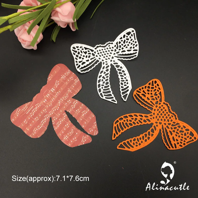 

Die Cut Metal Cutting Die Vintage Lace Bow Scrapbooking Paper craft album Handmade Card Stencil Cutter Punch art cutter