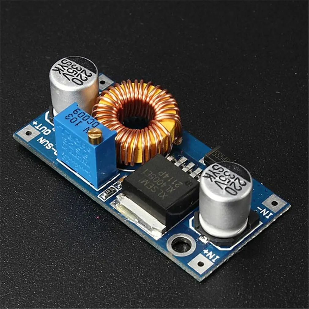 10 шт. XL4005/XL6009 DSN5000 за пределами LM2596 adjustable Регулируемый понижающий модуль питания, 5А высокий ток, высокая мощность
