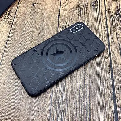 Чехол с принтом Marvel для iphone X 11 PRO XS MAX XR 8 7 6 6s plus, мягкий матовый 3d силиконовый чехол с изображением Железного человека, Человека-паука, Мстителей - Цвет: lxmd
