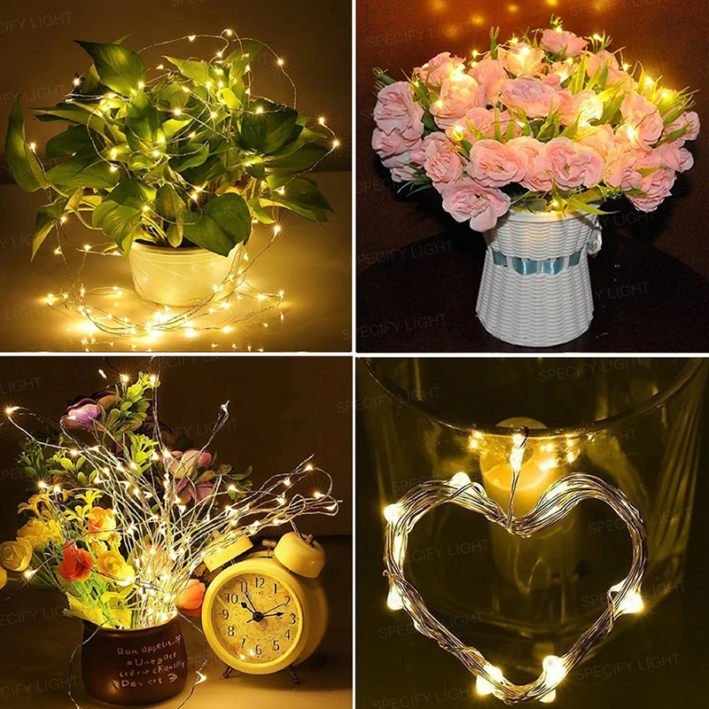 Solar Powered Cork Shaped LED String Light Wine Bottle Garland Wire String Light Christmas Holiday Party Wedding Decoration (11)