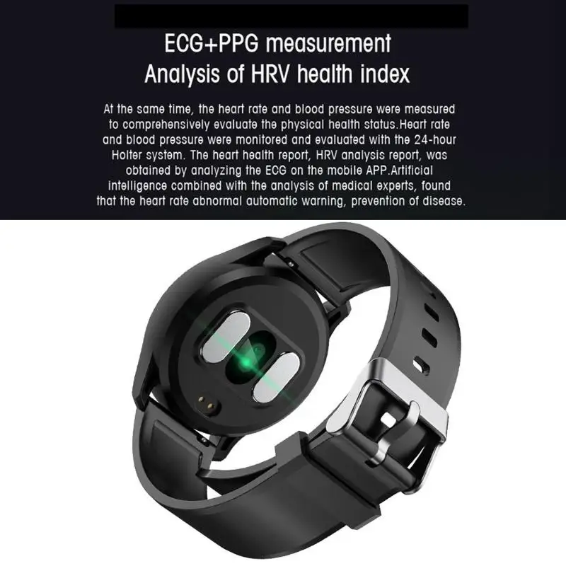 ALLOYSEED Z03 IP68 водонепроницаемый смарт-браслет часы ECG пульсометр монитор кровяного давления Фитнес Спортивный Браслет для IOS Android