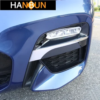 

Car Styling Front Fog Lamp Trim Strips For BMW X3 G01 G08 25i 28i 30i 2018 Stainless Steel 2pcs Auto Exterior Modified Decals