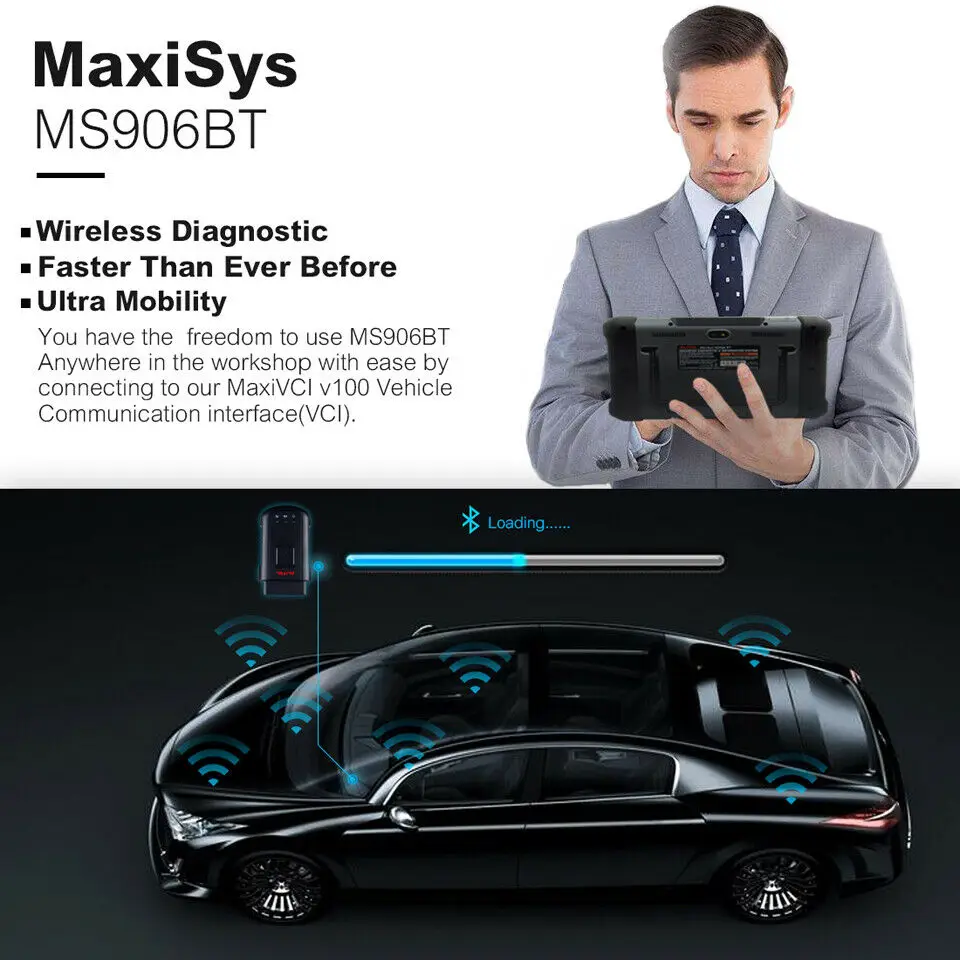 Autel Maxisys MS906BT Автомобильный сканер диагностический инструмент OBD 2 Eobd