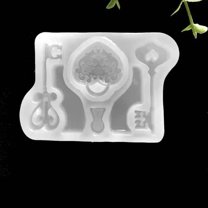 Форма замка для ключей силиконовая форма помадка ювелирные изделия в виде