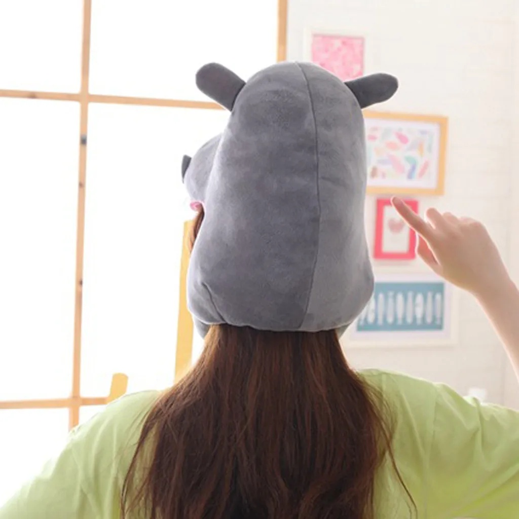 Gorros mujer invierno czapka zimowa забавная Милая шапка с ушками, головной убор, плюшевое Подарочное платье, вечерние головные уборы, головной убор, femme hiver