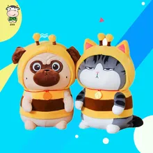 

Kawaii Brinquedos Juguetes The Emperor Cats Pug Dog Para Toys Stitch Plushie Baby Girls Cute Stuffed Animals Kids Anime Doll
