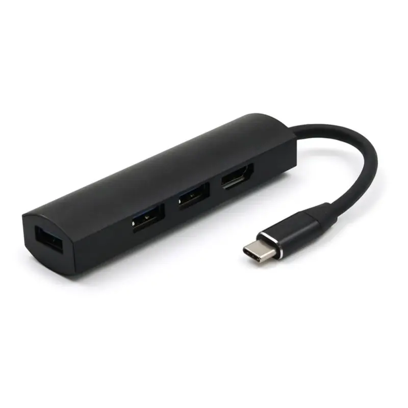 P01 USB 3,1 type-C к USB 3,0 сплиттер кабель Шнур ноутбук планшет 3 порта концентратор 4K конвертер Компьютерные аксессуары для HDMI - Цвет: P01