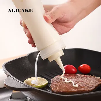 

3Pcs/Set Pe Plastic Salad Squeeze Bottle 8 12 16 24 32 OZ Kitchen Gadget Bpa Free Latex Free Food Grade Cookie Decorating