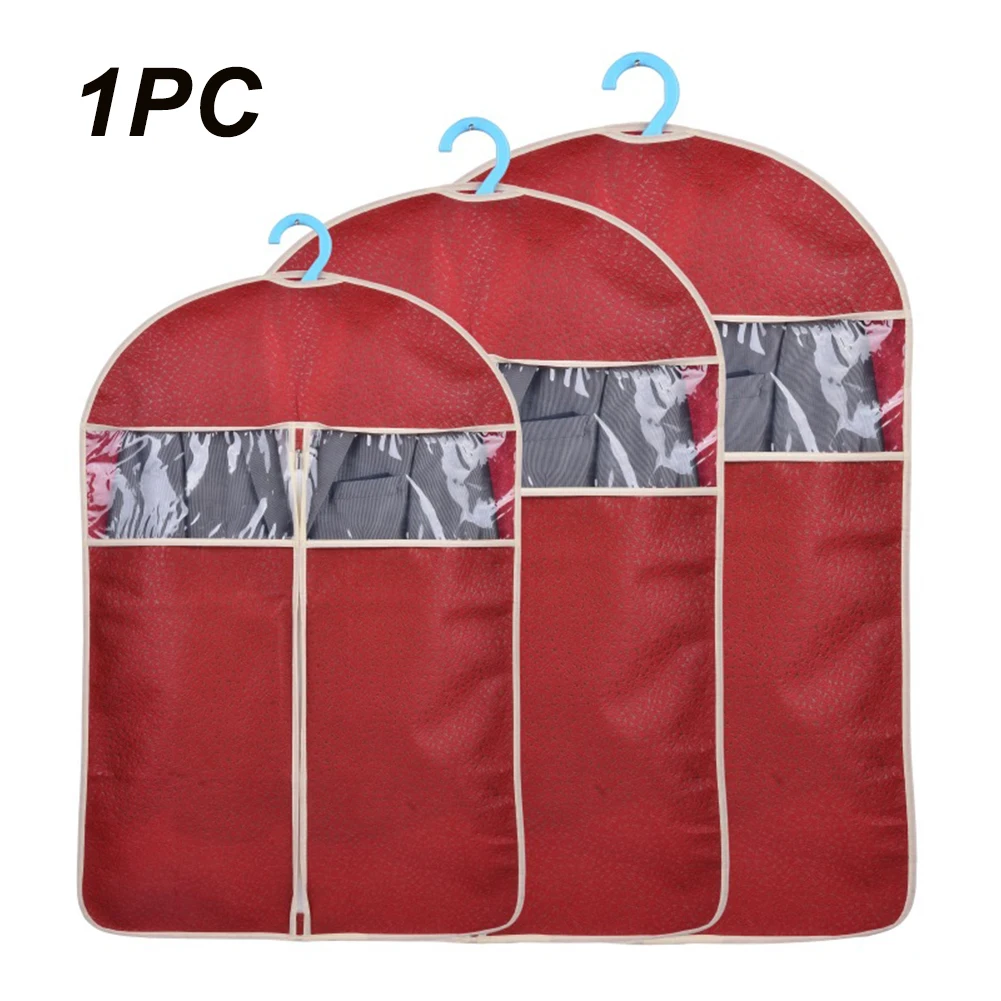 Cloth Cover Hanging Protector Transparent Dustproof Bag Wardrobe Storage Garment Suit Home Window Design Practical Space-saving