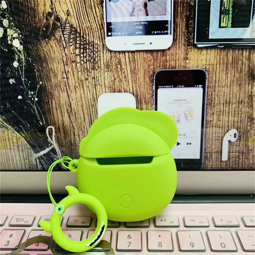 Милый мультяшный чехол для Airpods 2 1 защитный чехол милый мультяшный силиконовый беспроводной Bluetooth чехол для наушников для Airpods Box Coque