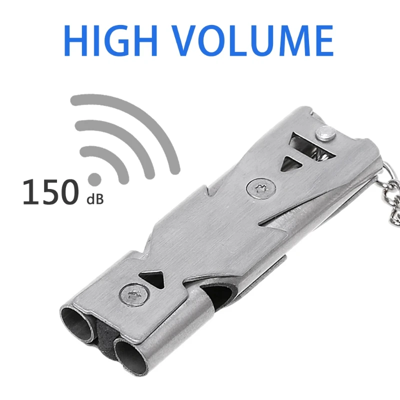 Две трубки высокой децибел спасательный свисток наружные аксессуары | Спорт и