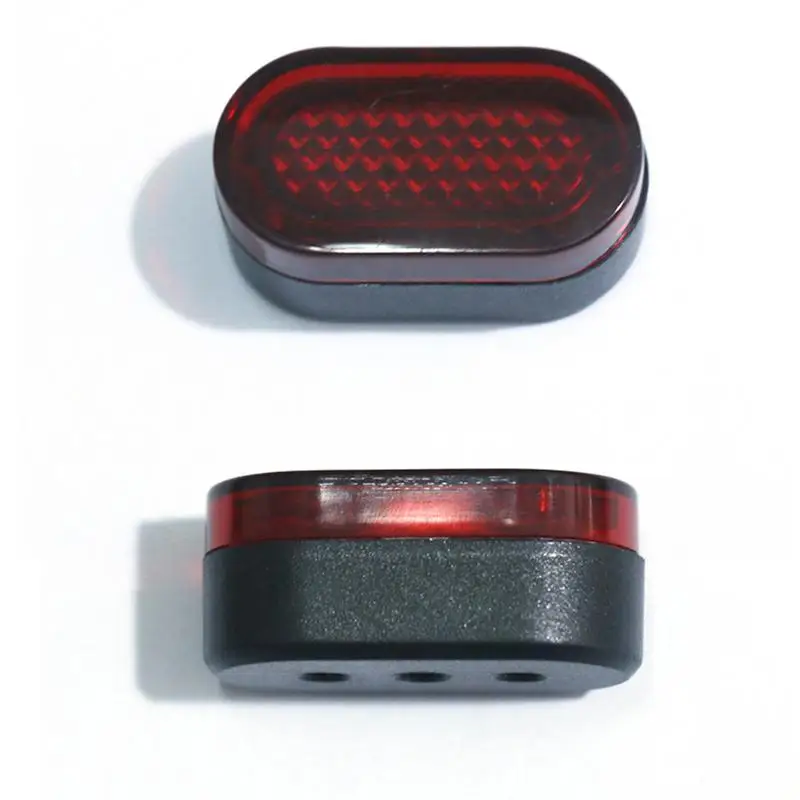 Electric Scooter Rear Fender Lampshade Scooter Red Plastic Brake Rear Lights Lampshade
