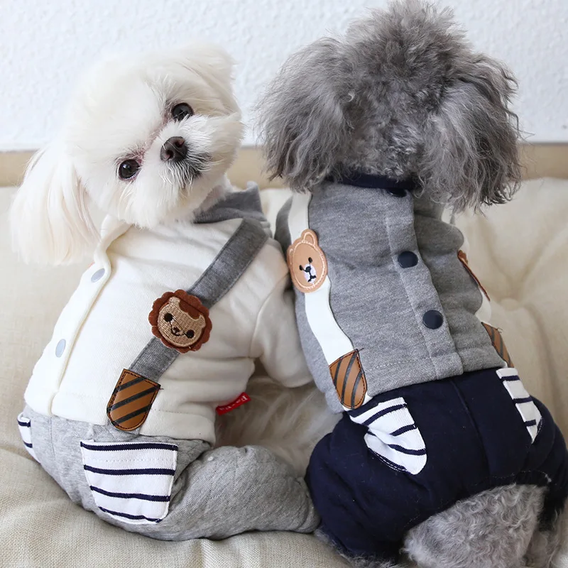 Милый комбинезон с животными и собаками зимняя теплая флисовая куртка