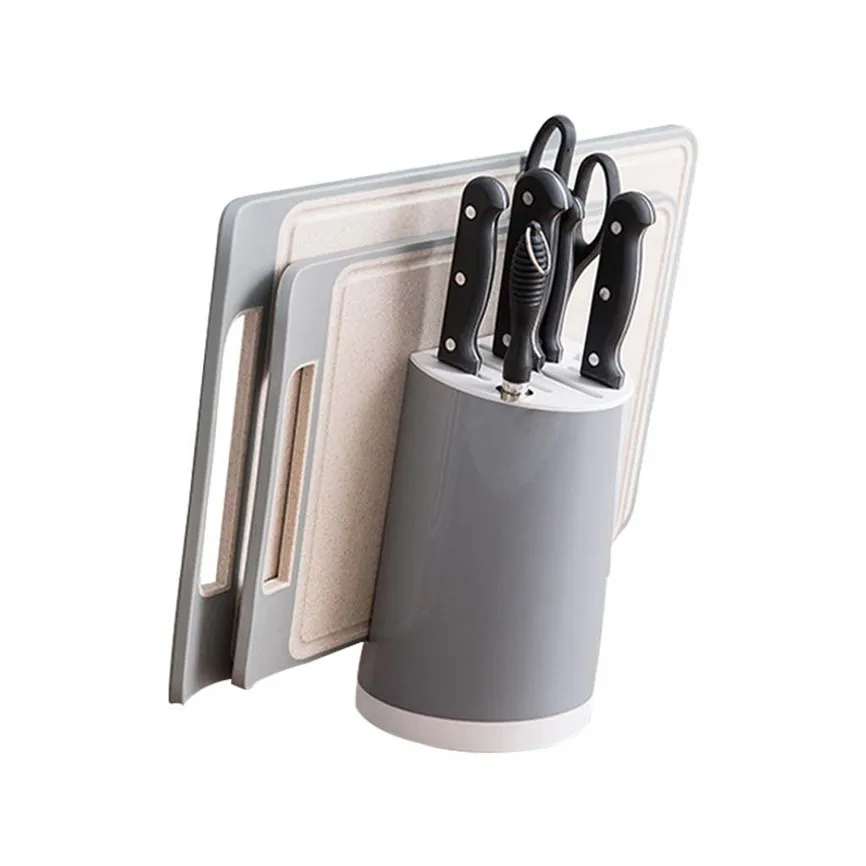 Simple&Versatile Kitchen Tool Storage Rack Kitchen Knife Cutting Board Holder Seat Frame For Knives Utensils&Kitchen Sets J#4