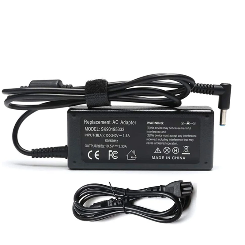 65W 19 5 V 3.33A Мощность адаптер Зарядное устройство для HP ProBook 640 G2 650 430 G3 450 440 Тетрадь