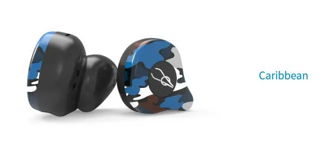 Caribbean Sabbat X12 Ultra TWS bluetooth 5,0 наушники QCC3020 CVC8.0 HD вызов DSP шумоподавление водонепроницаемая Спортивная гарнитура с микрофоном - Цвет: Caribbean