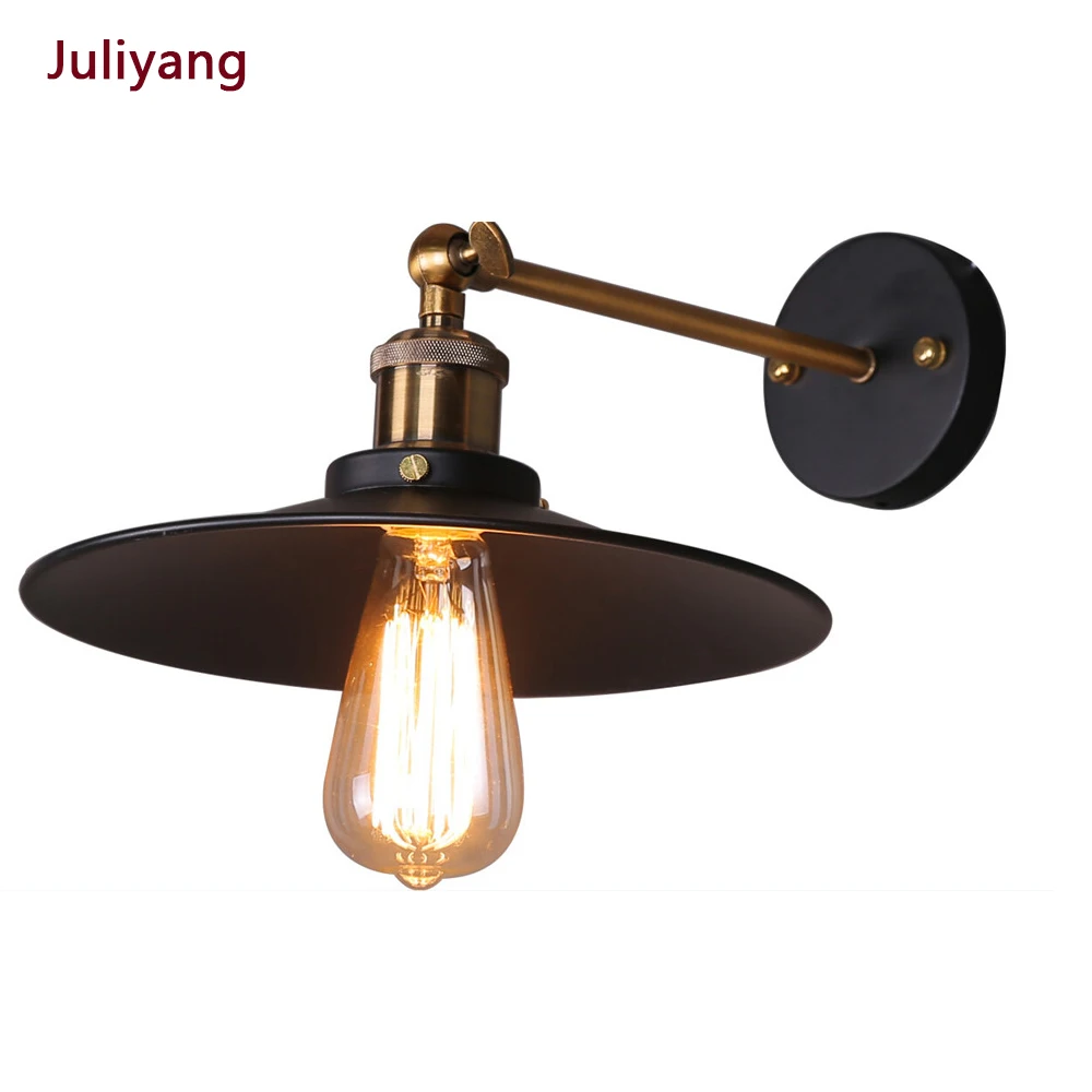 Винтажная промышленная барная настенная лампа американского кованого железа