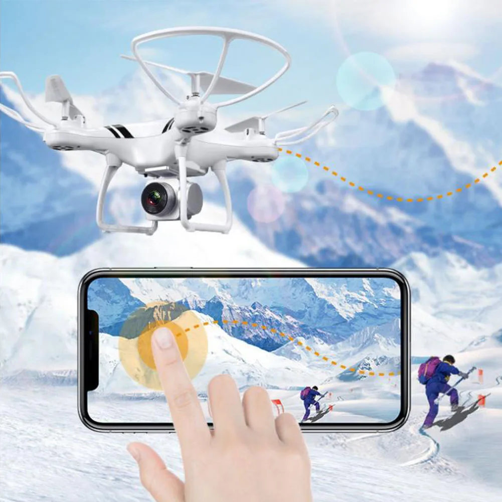 Professional FPV Camera Real-time Quadcopter Aerial Photography Drone Long Flight One Key Return Altitude Hold Remote Control