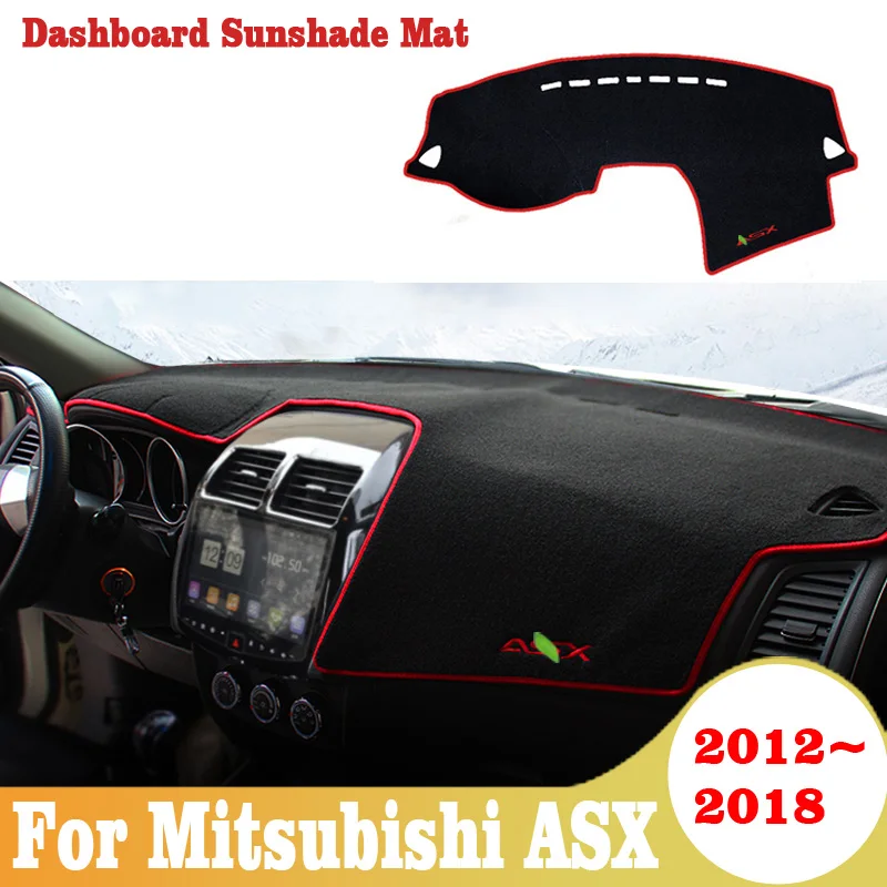 Car Dashboard Avoid Light Pad Instrument Platform Desk Cover Mats Carpets  For Mitsubishi Asx 2012-2013 2014-2018 Accessories Interior Mouldings  AliExpress