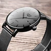 Relogio Masculino 2022 LIGE Fashion Casual Mens Watches top Luxury Ultra Thin Waterproof Stainless Steel Mesh Band Quartz Watch ► Photo 3/6