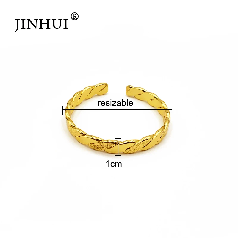 Jin Hui новые модные женские роскошные золотые цветные ювелирные браслеты в эфиопском африканском стиле женский браслет в дубайском стиле вечерние свадебные подарки изменяемый Размер