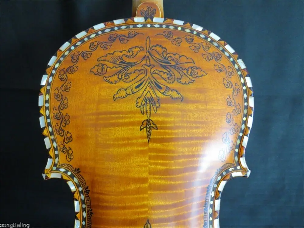 Инкрустация и drawin скрипка Hardanger скрипка норвежская скрипка 4/4 скрипка(4*4)#11145