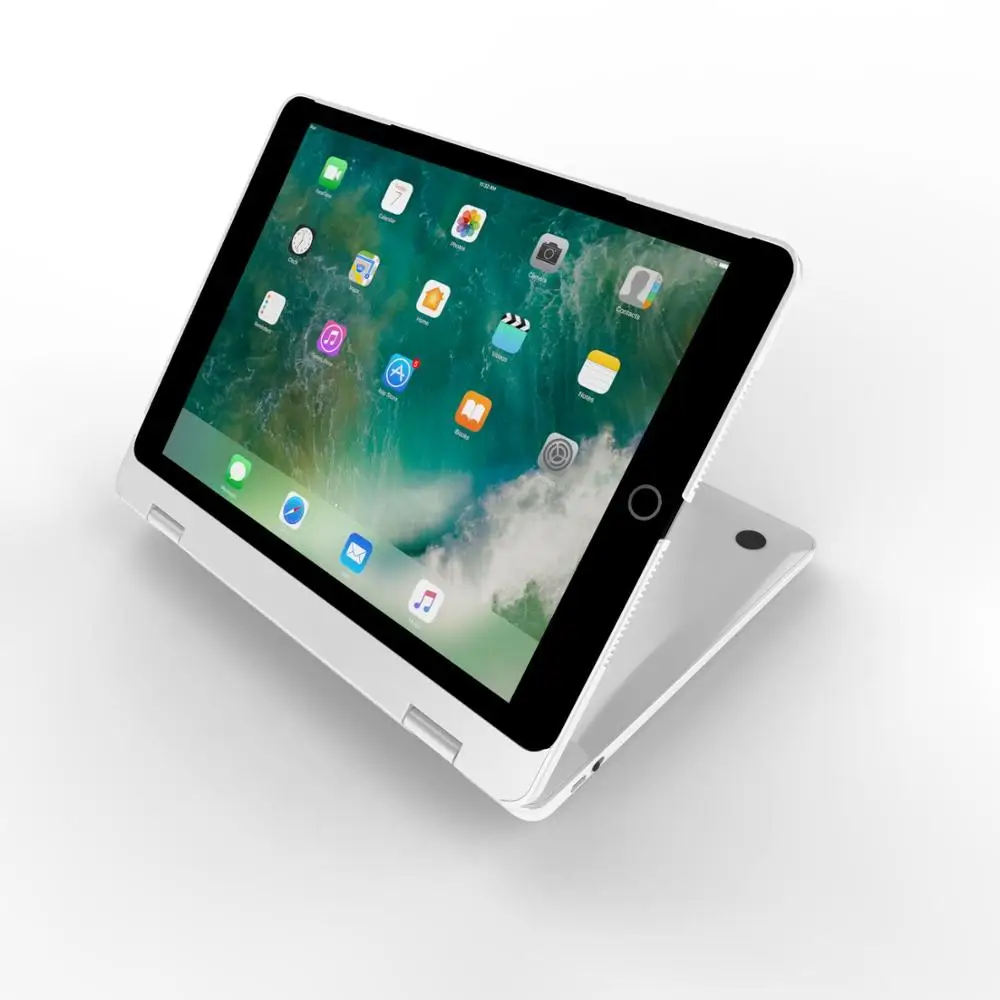 Беспроводная Bluetooth клавиатура чехол для iPad Air 2 1 9,7 дюйма с Красочная светодиодная подсветка