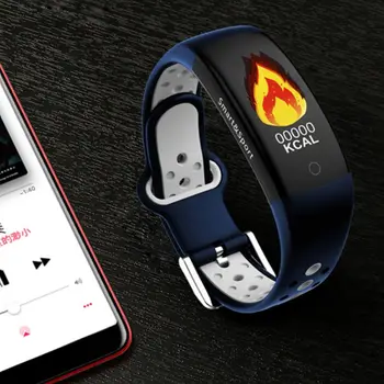 

24 H Heart Rate Detection Blood Pressure Monitoring Bracelet Water Resistant Smart Sport Watch