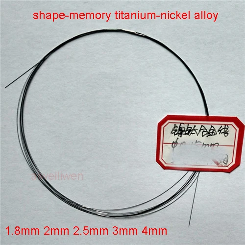 Nickel Titanium Nitinol Chromel Alloy Niti Memory Hyperelastic Wire