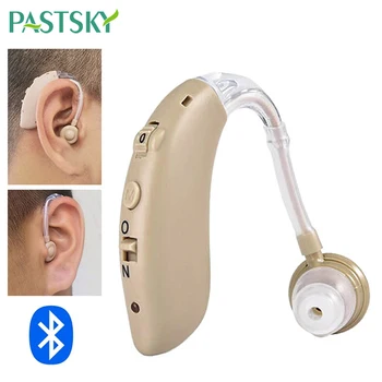 

Bluetooth Rechargeable Mini Digital Hearing Aid Sound Amplifiers Wireless Hearing Aids for the Elderly Moderate to Severe Loss