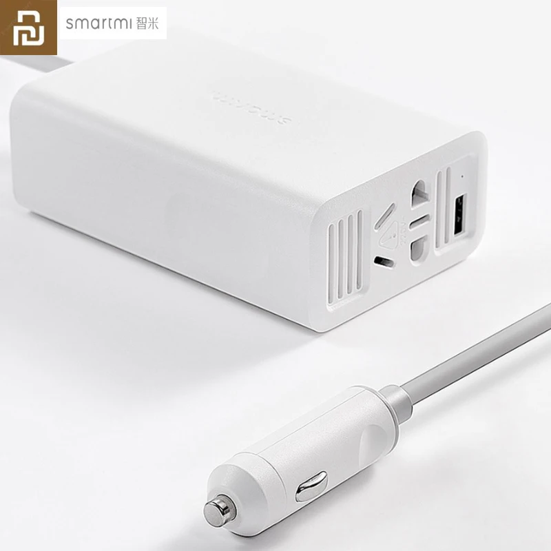Для Xiaomi SMARTMI 100W портативное автомобильное зарядное устройство преобразователь DC