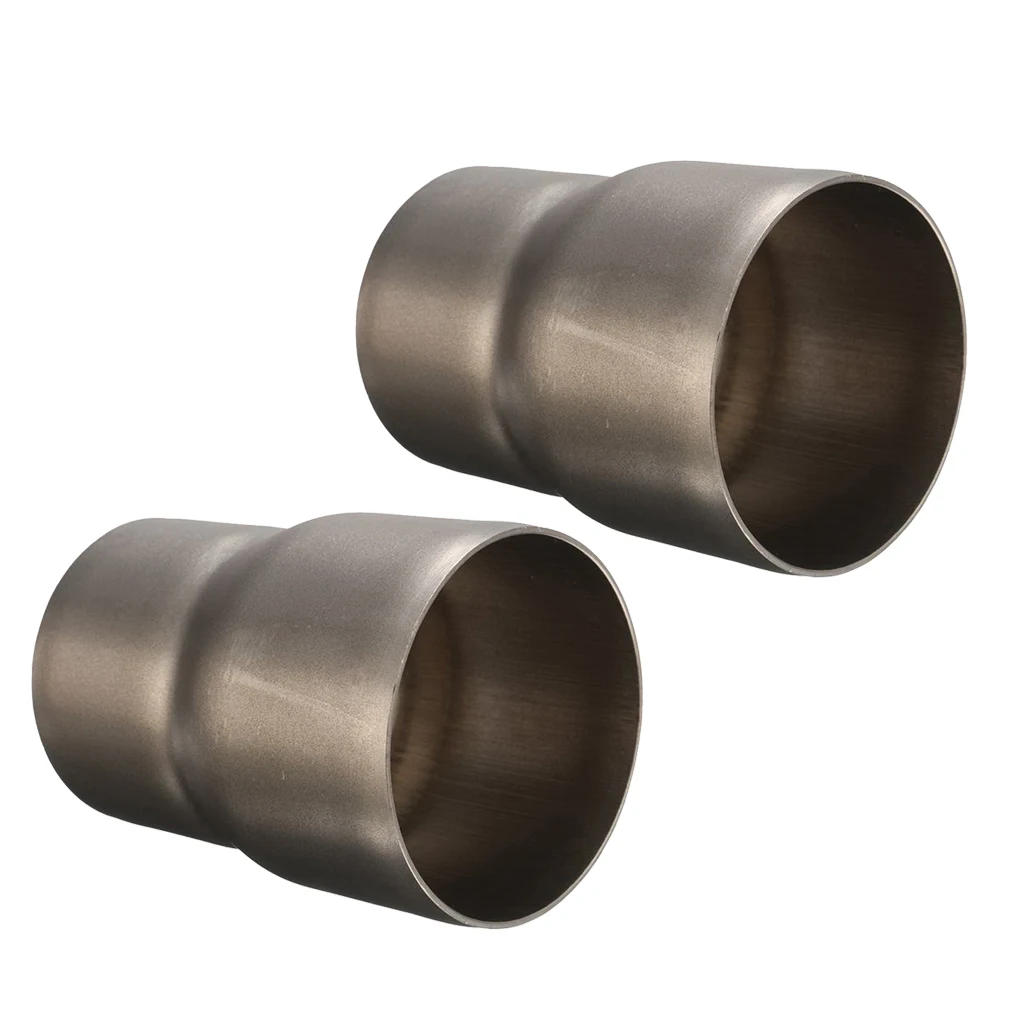 Beelooom 51Mm à 54Mm Tuyau D'éChappement DiamèTre Convertisseur En Acier Inoxydable RéDucteur Adaptateurs Accessoires