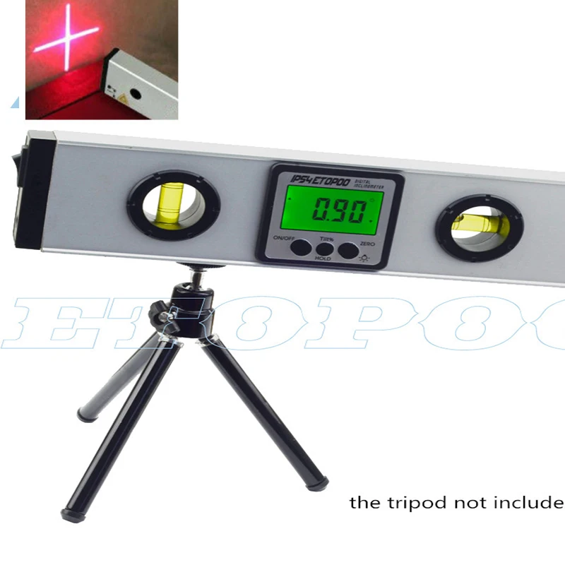 Spirit-Level-600mm-400mm-Digital-Laser-Level-Ruler-Angle-Gauge-Finder-Horizontal-Vertical-Cross-Line-Laser