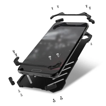 

Luxury Batman Kickstand Shockproof Case For Huawei Honor 10 Lite Aluminum Bumper Skin Armor Metal Back Cover