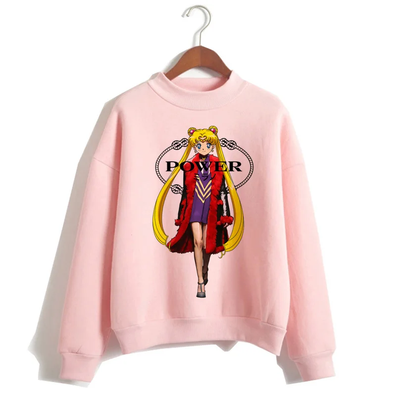 369 sailor moon cartoon women hoodie korean style Sweatshirt Oversized kawaii streetwear female Hoodies ulzzang harajuku Graphic - Цвет: 369