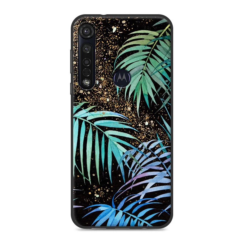 Чехол для Motorola G8 Play, мягкий чехол из ТПУ с рисунком, силиконовый защитный чехол для Motorola Moto G8 Plus# KO - Цвет: Прозрачный